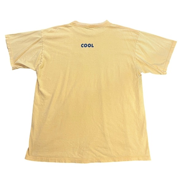 1997 Pierced Smiley Face Vintage All U T-Shirt Unisex XL Yellow y2k - Picture 7 of 7